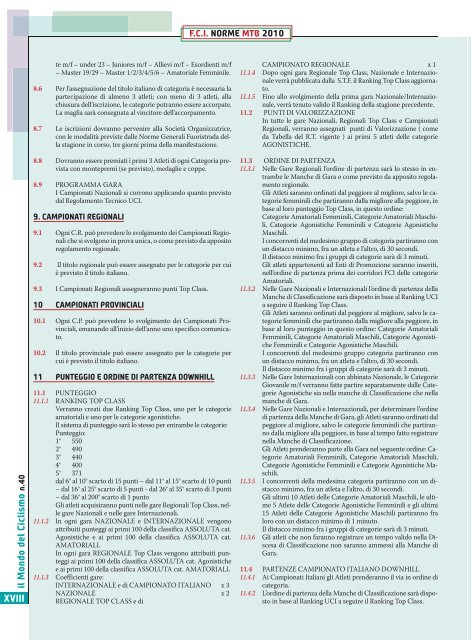 SQUADRAREGINA - Federazione Ciclistica Italiana