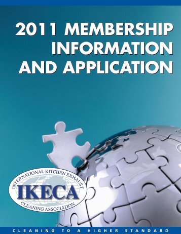 2011 MEMBERSHIP INFORMATION AND APPLICATION ... - IKECA