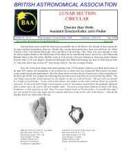 Vol 41, No 8, August 2004 - BAA Lunar Section
