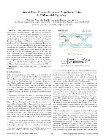 Worst Case Timing Jitter and Amplitude Noise - Design Automation ...