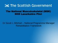 NHS Lanarkshire - Quality Improvement Hub