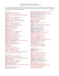 Running Core Vocabulary - Greek and Latin Texts with Facing ...