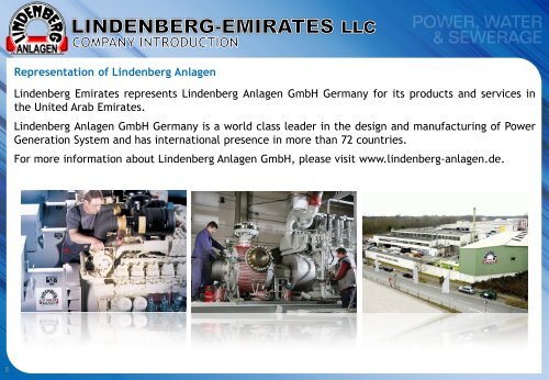 Lindenberg Emirates Company Profile