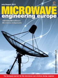 Microwave Engineering Europe July-August 2012 - EE Times Europe