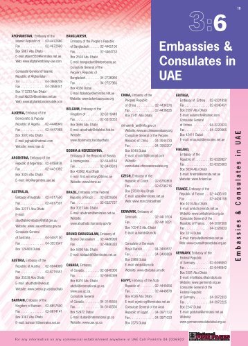 Embassies & Consulates in UAE - National Pink Pages