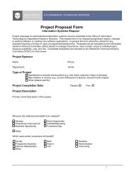 Project/Proposal Form - Wentworth Institute of Technology