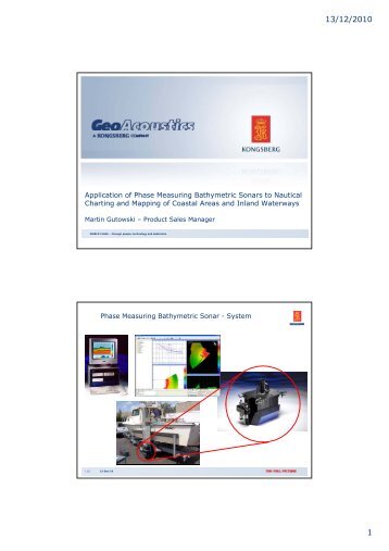 Application of Phase Measuring Bathymetric Sonars to ... - Shoa