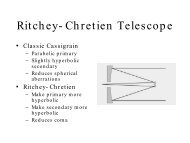 Ritchey-Chretien Telescope