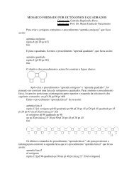 MOSAICO FORMADO POR OCTÓGONOS E QUADRADOS