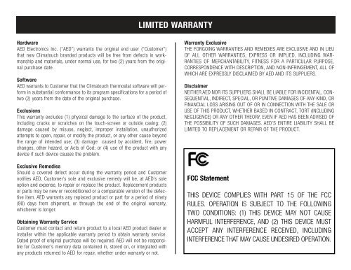 Installation Guide - Thermostat Shop