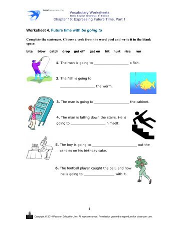 Worksheet 4. Future time with be going to - AzarGrammar.com