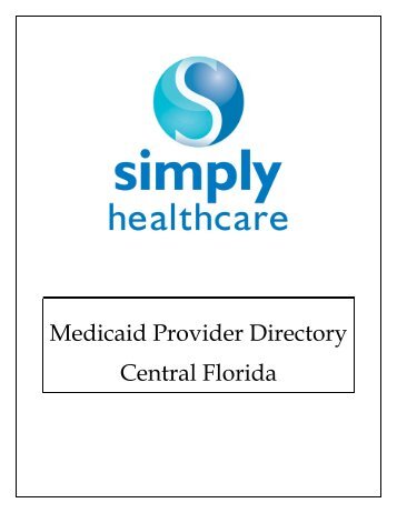 Medicaid Provider Directory Central Florida - Simply Healthcare Plans