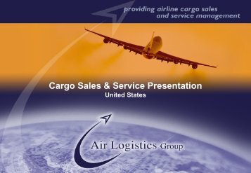 Cargo Sales & Service Presentation - Air Logistics USA