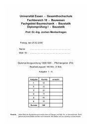 UniversitÃ¤t Essen - Gesamthochschule Fachbereich 10 - Bauwesen ...