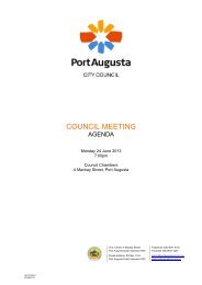 Agenda 24 June 2013 - Port Augusta - SA.Gov.au