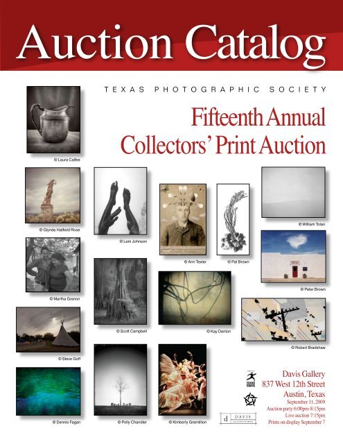 Auction Catalog - Texas Photographic Society