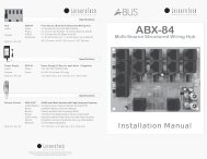 ABX-84 Multi-Source Structured Wiring Hub - LeisureTech Electronics