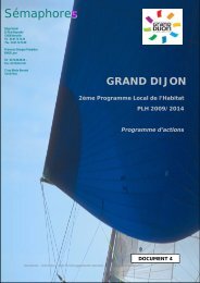 Programme d'actions - le Grand Dijon