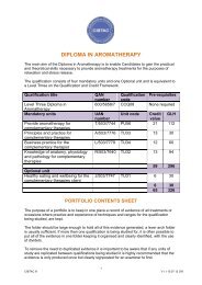 Level 3 Diploma in Aromatherapy - Cibtac.com