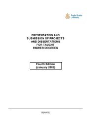 Presentation and Submission of Projects and Dissertations for ...