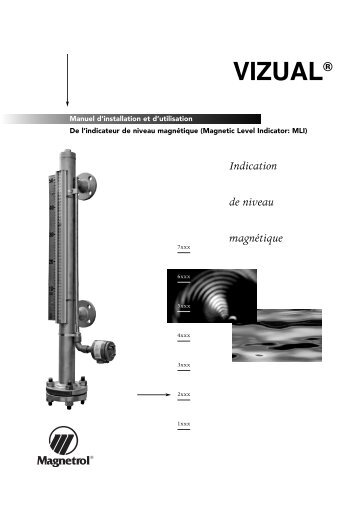 VIZUAL Indicateur de niveau magnÃ©tique FR46-637 - Magnetrol ...