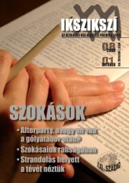 Ikszikszi 2008 oktÃ³ber - ÃltalÃ¡nos VÃ¡llalkozÃ¡si FÅiskola