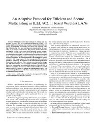 An adaptive protocol for efficient and secure multicasting - IMPACT ...