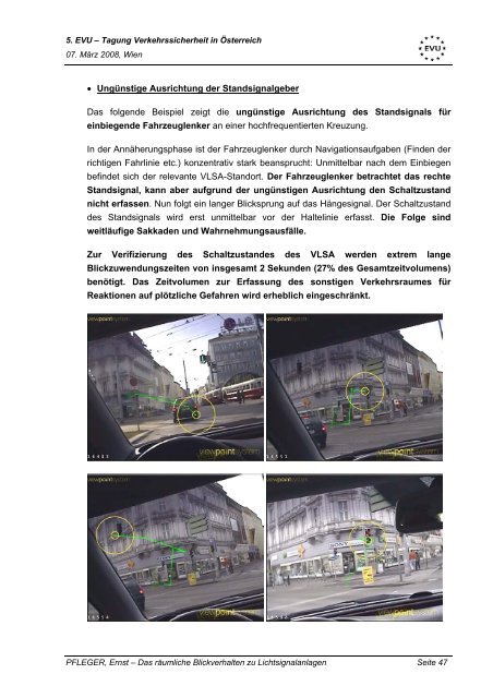 5. EVU – Tagung Verkehrssicherheit in Österreich - EVU e.V.