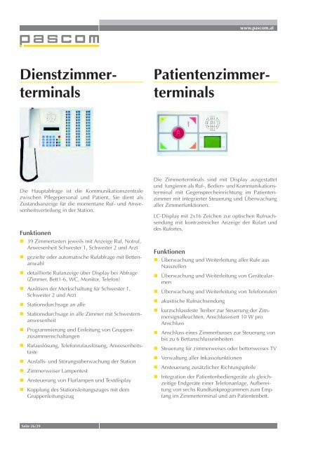 pascom - Alarmierungssysteme (PDF) - Effexx