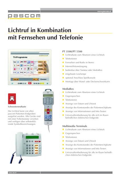 pascom - Alarmierungssysteme (PDF) - Effexx