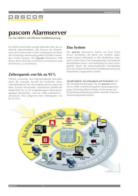 pascom - Alarmierungssysteme (PDF) - Effexx