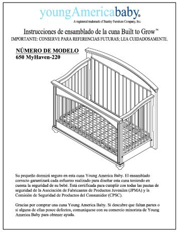 L:Instruction SheetsÂ¨ MyHaven-220Spanish ... - Stanley Furniture