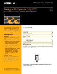 Biodegradable Hydraulic Oil (HEES) - Peterson CAT