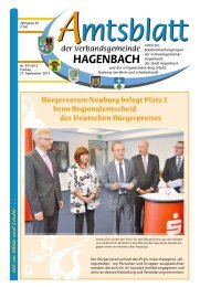 39/2013 - Verbandsgemeinde Hagenbach