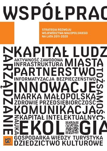 Strategia Rozwoju Województwa Małopolskiego na lata 2011-2020