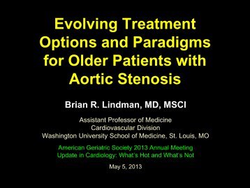 Evolving Treatment Options and Paradigms for Older Patients with ...