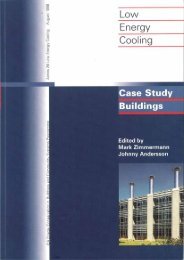 Low Energy Cooling Case Study Buildings - Ecbcs