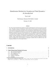 Hamiltonian Methods for Geophysical Fluid Dynamics: An Introduction