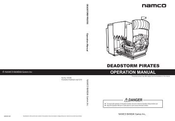 Deadstorm Pirates Super DX Manual - Namco