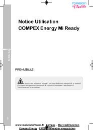 prix meilleurs tissus vente limitée Notice utilisation.pdf - Maison du Fitness prix meilleurs tissus vente limitée Notice utilisation.pdf - Maison du Fitness