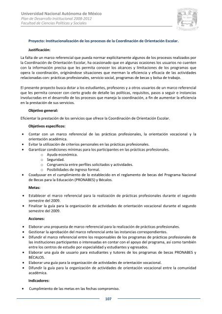 Facultad de Ciencias PolÃ­ticas y Sociales - DirecciÃ³n General de ...