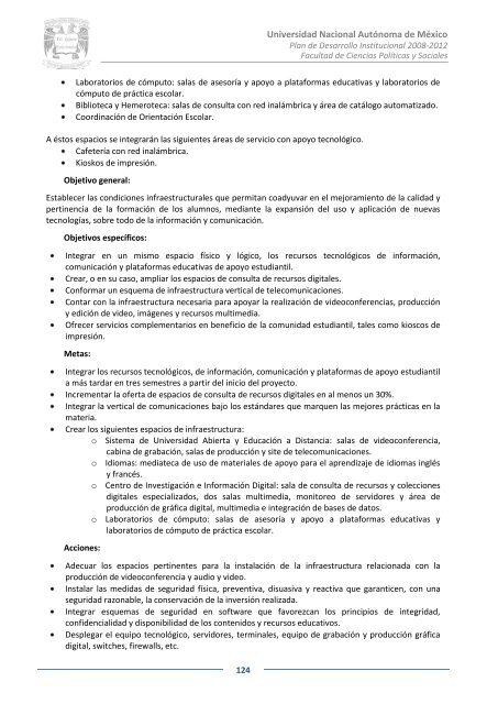 Facultad de Ciencias PolÃ­ticas y Sociales - DirecciÃ³n General de ...