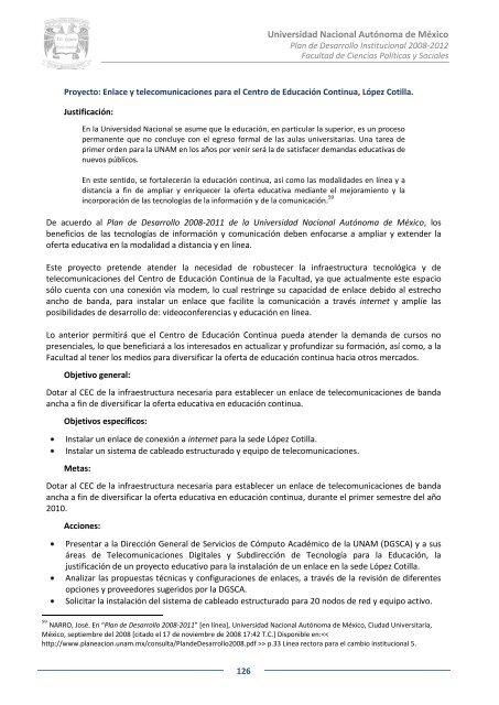 Facultad de Ciencias PolÃ­ticas y Sociales - DirecciÃ³n General de ...