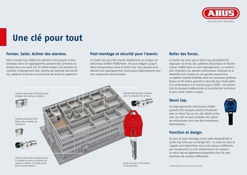 Organigrammes ABUS Nouveau: Combi Cap 2 tÃƒÂªtes de clÃƒÂ© pour ...