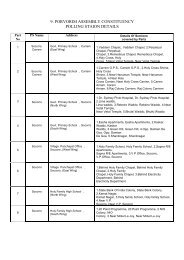 porvorim - The Chief Electoral Officer,Goa State