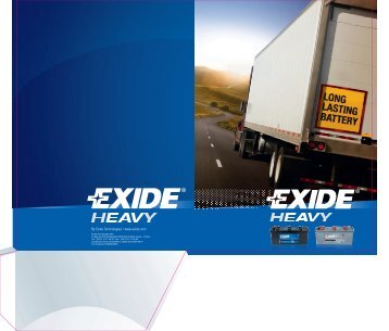 Leaflet EXIDE Truck batteries - Exide Technologies