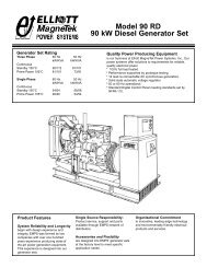 Model 90 RD 90 kW Diesel Generator Set - Western Machinery ...