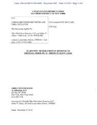 memorandum in response to pretrial order no. 38 - order t - Lehman ...