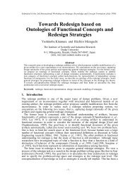 Towards Redesign based on Ontologies of Functional ... - CiteSeerX