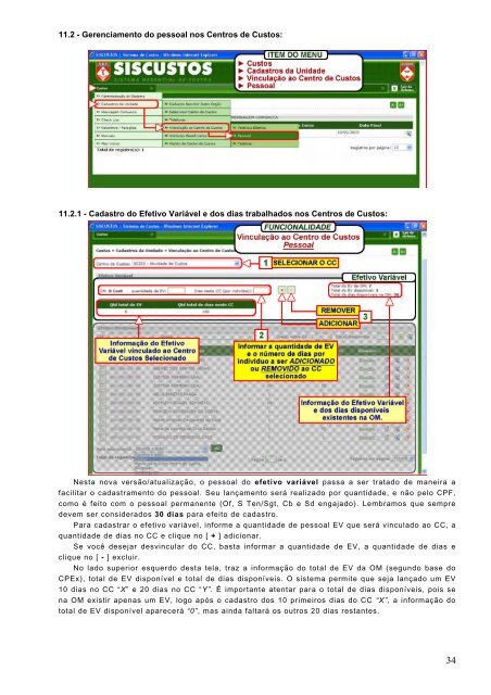 Manual SISCUSTOS versÃ£o nov 2009 - 2Âª ICFEx